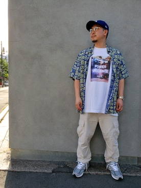 「FACT.（ファクト）のアイテム」を使った、LHP福岡店 staffさん（メンズ・165cm）の春コーディネート