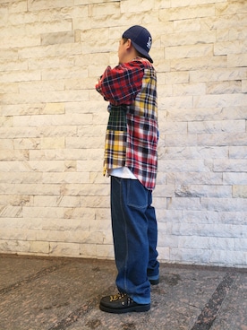 「NOT COMMON SENSE（ノットコモンセンス）のアイテム」を使った、LHP福岡店 staffさん（メンズ・165cm）の夏コーディネート