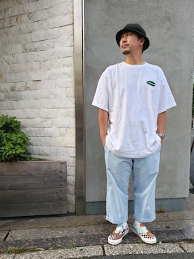 「Liberaiders（リベレイダース）のアイテム」を使った、LHP福岡店 staffさん（メンズ・165cm）の夏コーディネート