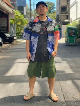 「NOT COMMON SENSE（ノットコモンセンス）のアイテム」を使った、LHP福岡店 staffさん（メンズ・165cm）の夏コーディネート