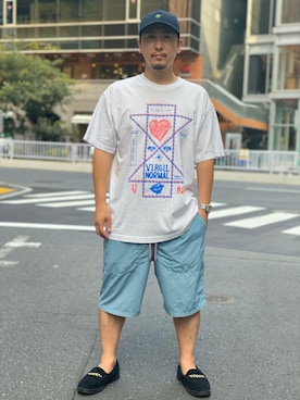 「VIRGIL NORMAL（ヴァージルノーマル）のアイテム」を使った、LHP福岡店 staffさん（メンズ・165cm）の夏コーディネート