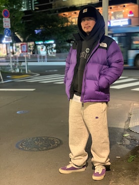 「Carhartt WIP（カーハートダブリューアイピー）のアイテム（帽子）」を使った、LHP福岡店 staffさん（メンズ・165cm）の秋コーディネート