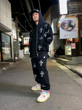「MAGIC STICK（マジックスティック）のアイテム」を使った、LHP福岡店 staffさん（メンズ・165cm）の春コーディネート