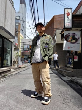 LHP福岡店 staffさん(メンズ・165cm)の春コーディネート