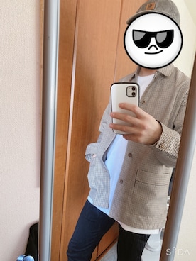 「Carhartt（カーハート）のカーハート ストラップバックキャップ ODESSA  CHARHARTT（キャップ）」を使った、chontakaさん（メンズ・170cm）の春コーディネート