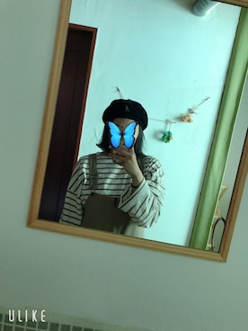 「グランピング」｜「アイテム（オールインワン・サロペット）」を使った、ayuさん（レディース・160cm）の秋コーディネート