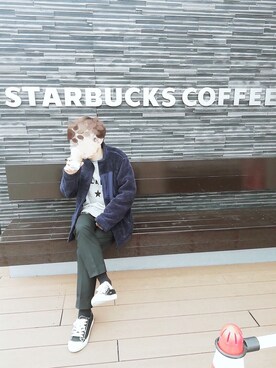 「CONVERSE TOKYO（コンバーストウキョウ）のアイテム（スウェット）」を使った、yuyaさん（メンズ・167cm）の冬コーディネート