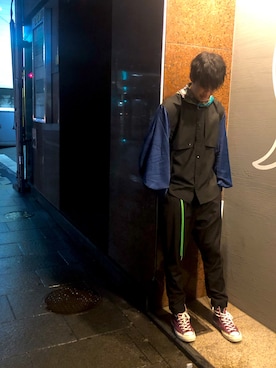 「Avalon（アヴァロン）のアイテム」を使った、もさん（メンズ・180cm）の秋コーディネート