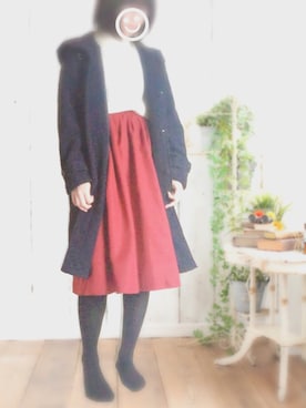 m i r u 🐮さん(レディース・160cm)の冬コーディネート