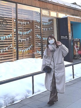 「155㎝コーデ」｜「アイテム（その他アウター）」を使った、hana☆さん（レディース・155cm）の春コーディネート