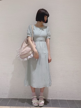 「スポサン」｜「アイテム（その他シューズ）」を使った、ﾅﾂｷさん（レディース・165cm）の夏コーディネート