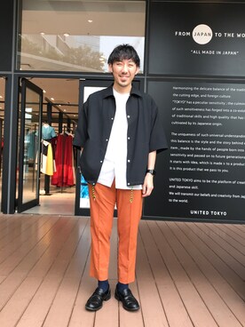 UNITED TOKYO KAWASAKI�bShota Saeki����̃V���c/�u���E�X�u�iUNITED TOKYO�b���i�C�e�b�h�g�E�L���E�j�v���g�����R�[�f�B�l�[�g