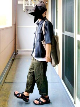 「Chaco closet（チャコ クローゼット）のアイテム」を使った、よーすけさん（メンズ・160cm）の夏コーディネート