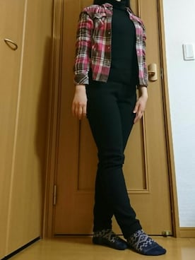 「Levi's RED TAB（リーバイスレッドタブ）のアイテム」を使った、mio_seeさん（レディース・163cm）の冬コーディネート