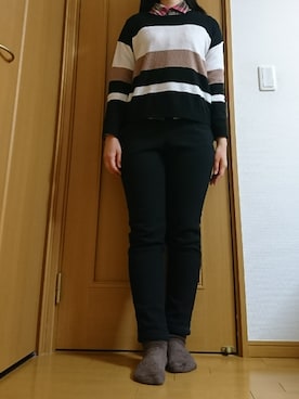 「Levi's RED TAB（リーバイスレッドタブ）のアイテム」を使った、mio_seeさん（レディース・163cm）の冬コーディネート