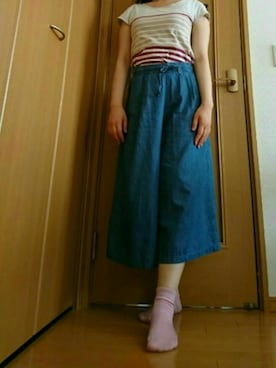 「M・A・C（マック）のアイテム（トップス）」を使った、mio_seeさん（レディース・163cm）の春コーディネート