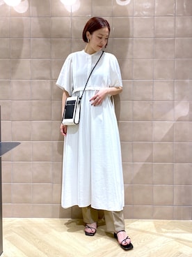 「Wrangler」｜「アイテム（ワンピース/ドレス）」を使った、keicoさん（レディース・168cm）の春コーディネート
