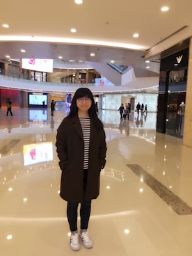 「DINNER（ディナー）のアイテム」を使った、ジェーン ちゃんさん（レディース・158cm）の春コーディネート