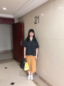 「雨」｜「アイテム（PC・スマホグッズ/家電）」を使った、ジェーン ちゃんさん（レディース・157cm）の夏コーディネート