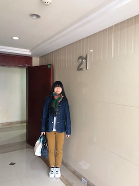 「RADLEY（ラドリー）のアイテム」を使った、ジェーン ちゃんさん（レディース・158cm）の冬コーディネート