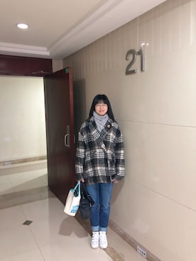 「DAISY（デイジー）のアイテム」を使った、ジェーン ちゃんさん（レディース・158cm）の冬コーディネート