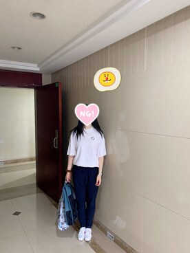 「RAINS（レインズ）のアイテム（バッグ）」を使った、ジェーン ちゃんさん（レディース・158cm）の夏コーディネート