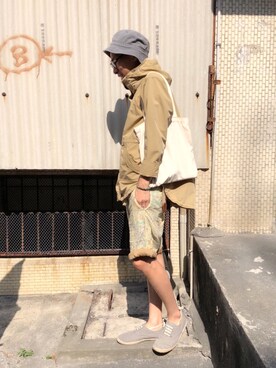 「JOEY FACTORY（ジョーイファクトリー）のアイテム（パンツ）」を使った、Hsingさん（メンズ・165cm）の冬コーディネート