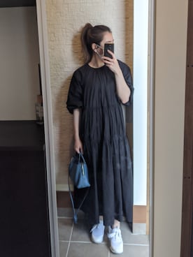 「PRADA（プラダ）のアイテム（スリッポン）」を使った、mmmさん（レディース・159cm）の春コーディネート