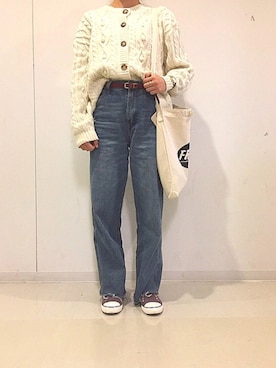 「アイテム（腕時計）」を使った、きゅうりさん（レディース・160cm）の秋コーディネート