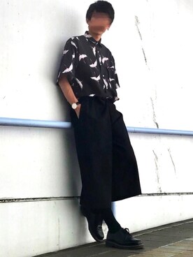 「BUBBLES（バブルス）のアイテム」を使った、Ryoooさん（メンズ・177cm）の夏コーディネート