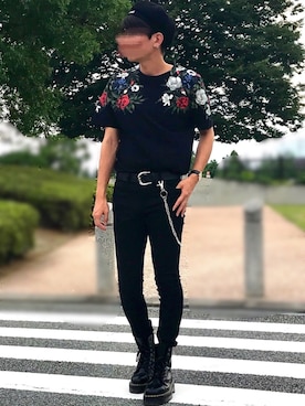 Gu スキニーパンツ レングス７８ｃｍ を使ったその他ユーザーのメンズ人気ファッションコーディネート Wear