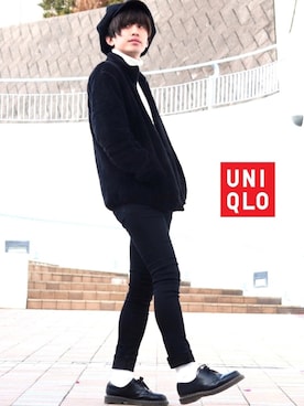 「Dr. Martens（ドクターマーチン）のDr.Martens / ドクターマーチン 1461 3EYE GIBSON SHOE 3ホール ギブソン シューズ ブーツ（ブーツ）」を使った、Ryoooさん（メンズ・177cm）の冬コーディネート