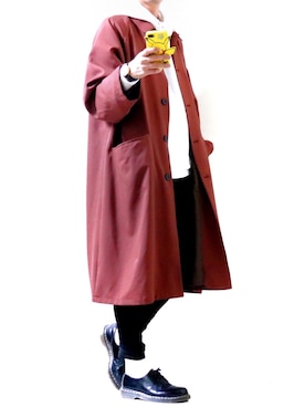 「Dr. Martens（ドクターマーチン）のDr.Martens / ドクターマーチン 1461 3EYE GIBSON SHOE 3ホール ギブソン シューズ ブーツ（ブーツ）」を使った、Ryoooさん（メンズ・177cm）の冬コーディネート