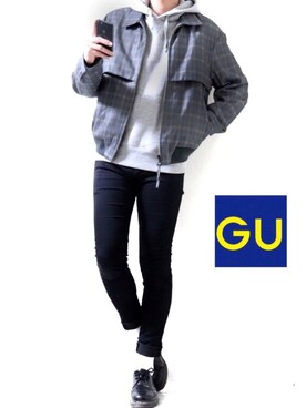 「Dr. Martens（ドクターマーチン）のDr.Martens / ドクターマーチン 1461 3EYE GIBSON SHOE 3ホール ギブソン シューズ ブーツ（ブーツ）」を使った、Ryoooさん（メンズ・177cm）の冬コーディネート