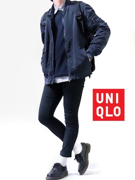 「Dr. Martens（ドクターマーチン）のDr.Martens / ドクターマーチン 1461 3EYE GIBSON SHOE 3ホール ギブソン シューズ ブーツ（ブーツ）」を使った、Ryoooさん（メンズ・177cm）の冬コーディネート