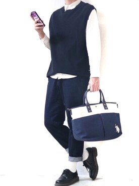 Ryoooさん(メンズ・177cm)の春コーディネート