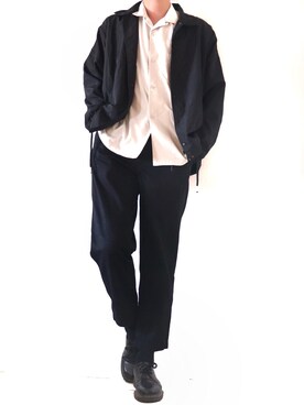「平成最後のWEARISTAセンバツ」｜「アイテム（その他アウター）」を使った、Ryoooさん（メンズ・177cm）の春コーディネート