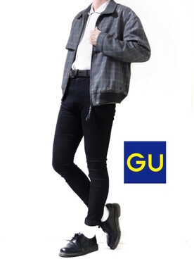 「Dr. Martens（ドクターマーチン）のDr.Martens / ドクターマーチン 1461 3EYE GIBSON SHOE 3ホール ギブソン シューズ ブーツ（ブーツ）」を使った、Ryoooさん（メンズ・177cm）の春コーディネート