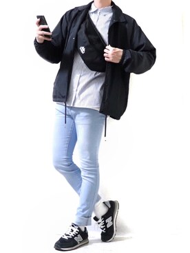 「平成最後のWEARISTAセンバツ」｜「アイテム（その他アウター）」を使った、Ryoooさん（メンズ・177cm）の春コーディネート