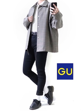 「Dr. Martens（ドクターマーチン）のDr.Martens / ドクターマーチン 1461 3EYE GIBSON SHOE 3ホール ギブソン シューズ ブーツ（ブーツ）」を使った、Ryoooさん（メンズ・177cm）の春コーディネート