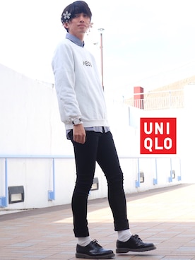 「NOHANT（ノアン）のアイテム」を使った、Ryoooさん（メンズ・177cm）の春コーディネート