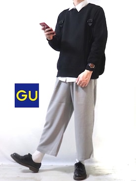 「Dr. Martens（ドクターマーチン）のDr.Martens / ドクターマーチン 1461 3EYE GIBSON SHOE 3ホール ギブソン シューズ ブーツ（ブーツ）」を使った、Ryoooさん（メンズ・178cm）の夏コーディネート