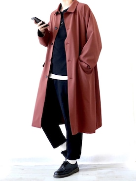 「Dr. Martens（ドクターマーチン）のDr.Martens / ドクターマーチン 1461 3EYE GIBSON SHOE 3ホール ギブソン シューズ ブーツ（ブーツ）」を使った、Ryoooさん（メンズ・178cm）の秋コーディネート