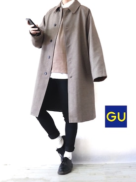 「Dr. Martens（ドクターマーチン）のDr.Martens / ドクターマーチン 1461 3EYE GIBSON SHOE 3ホール ギブソン シューズ ブーツ（ブーツ）」を使った、Ryoooさん（メンズ・178cm）の秋コーディネート