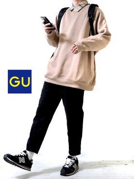 Ryooo使用「KANGOL（MONO-MART×KANGOL カンゴール 別注 オーバーサイズチェックシャツ/フランネルシャツ）」的時尚穿搭