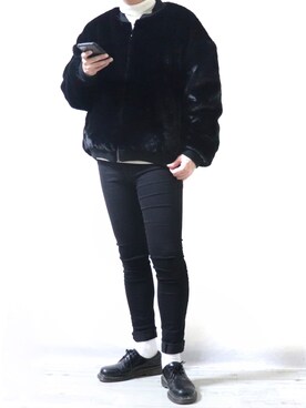 「G.O.C（ジーオーシー）のアイテム（ブルゾン）」を使った、Ryoooさん（メンズ・178cm）の秋コーディネート