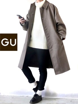 「Dr. Martens（ドクターマーチン）のDr.Martens / ドクターマーチン 1461 3EYE GIBSON SHOE 3ホール ギブソン シューズ ブーツ（ブーツ）」を使った、Ryoooさん（メンズ・178cm）の秋コーディネート