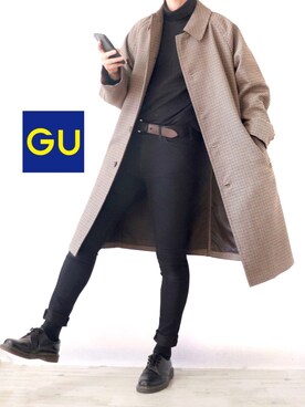 「Dr. Martens（ドクターマーチン）のDr.Martens / ドクターマーチン 1461 3EYE GIBSON SHOE 3ホール ギブソン シューズ ブーツ（ブーツ）」を使った、Ryoooさん（メンズ・178cm）の冬コーディネート