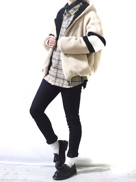 「G.O.C（ジーオーシー）のアイテム（ブルゾン）」を使った、Ryoooさん（メンズ・178cm）の冬コーディネート