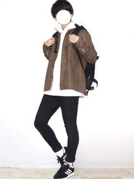 「URBANRESEARCH」｜「アイテム（その他）」を使った、Ryoooさん（メンズ・178cm）の冬コーディネート